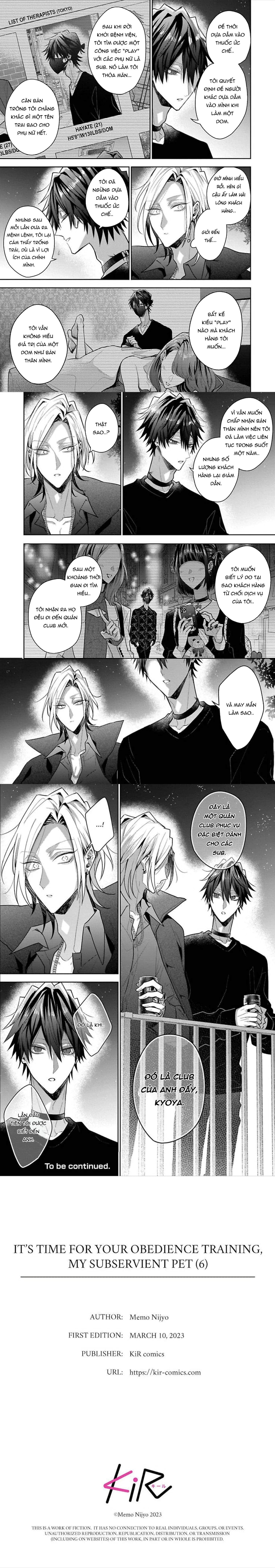 Quý Ngài Sub, Đến Giờ Huấn Luyện Rồi - Chap 6