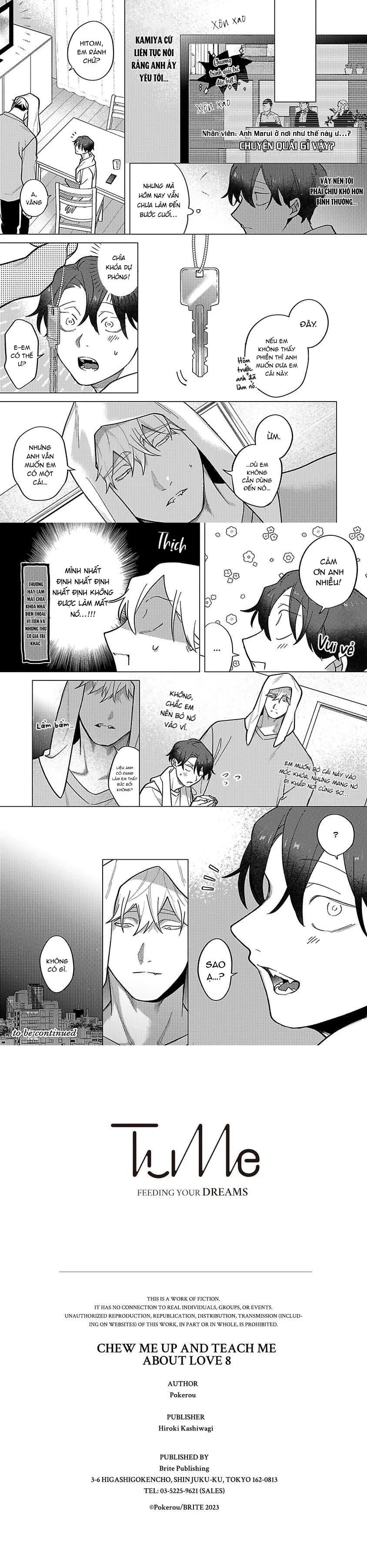 Ngấu nghiến tôi và cho tôi biết thế nào là yêu - Chap 8