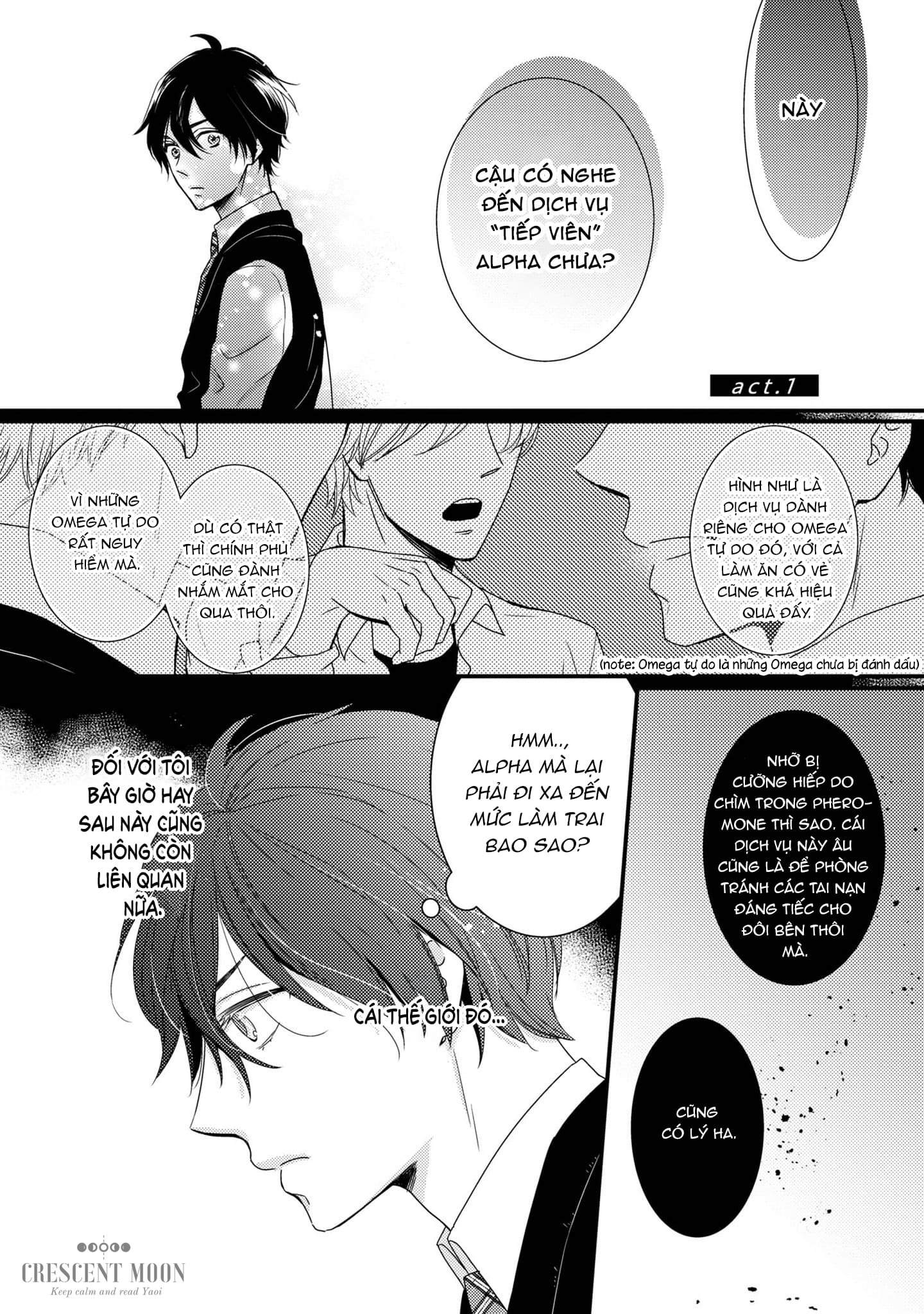 Dịch Vụ Tình Dục Dành Riêng Cho Omega - Chap 1