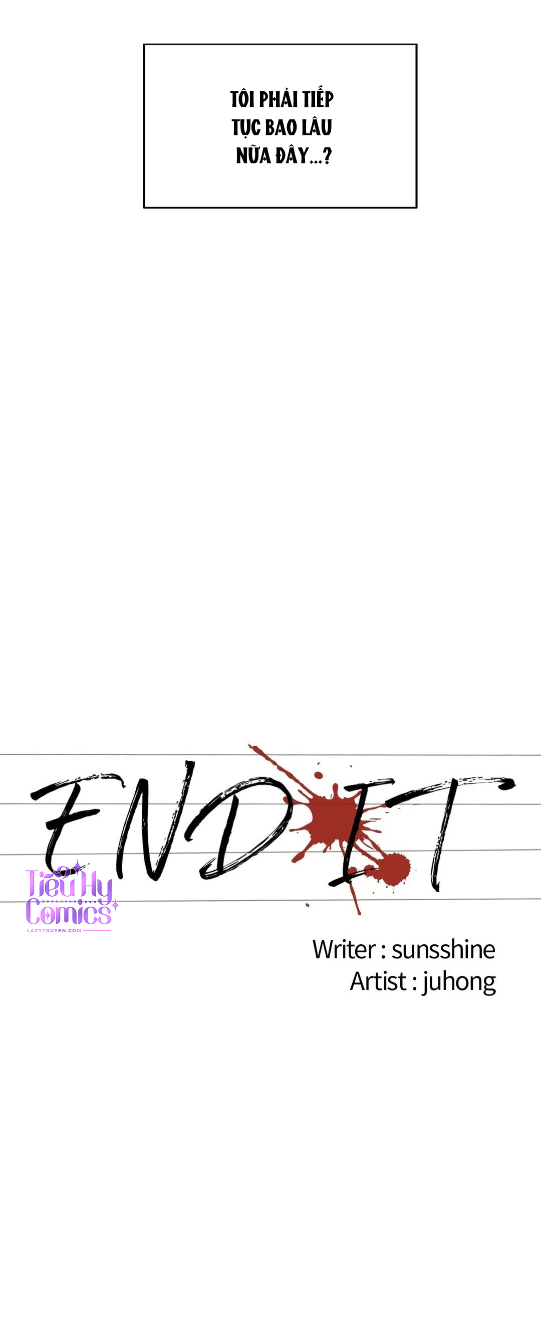 Chấm Dứt - Chap 1