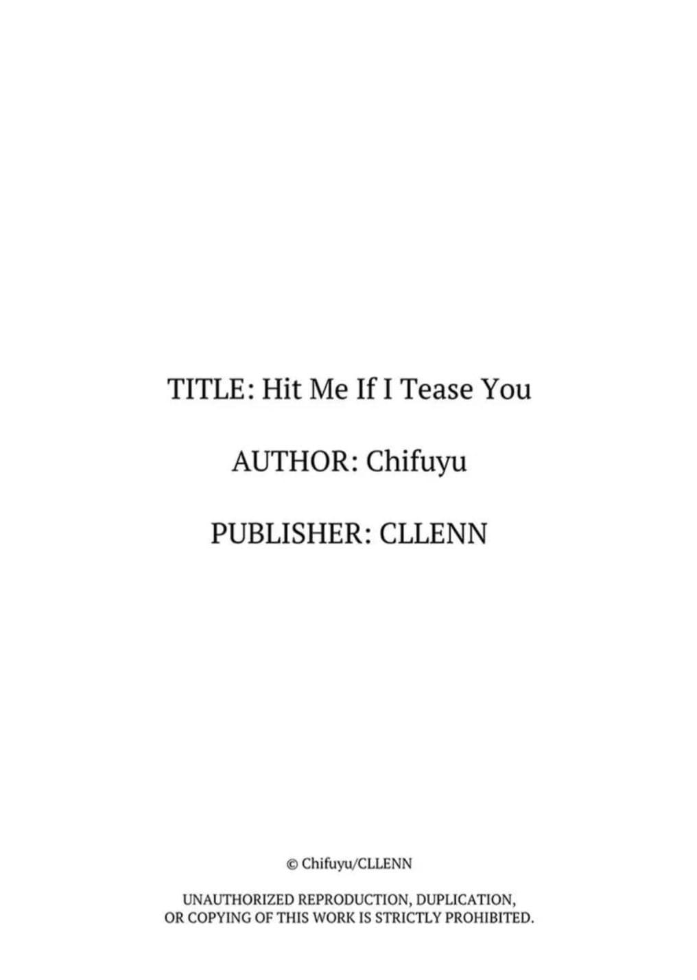 Nếu Tôi Trêu Thì Đánh Tôi Đi - Chap 2