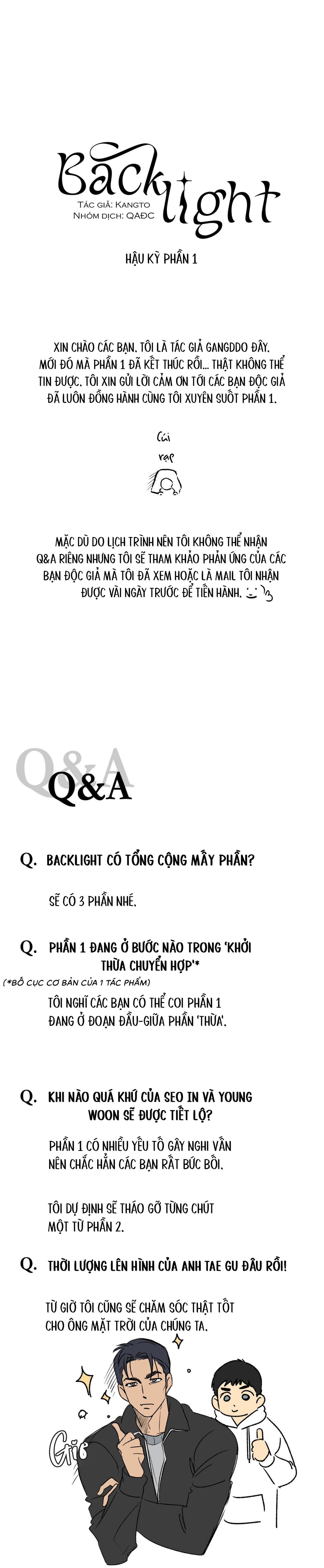 Backlight - Chap HẬU KỲ