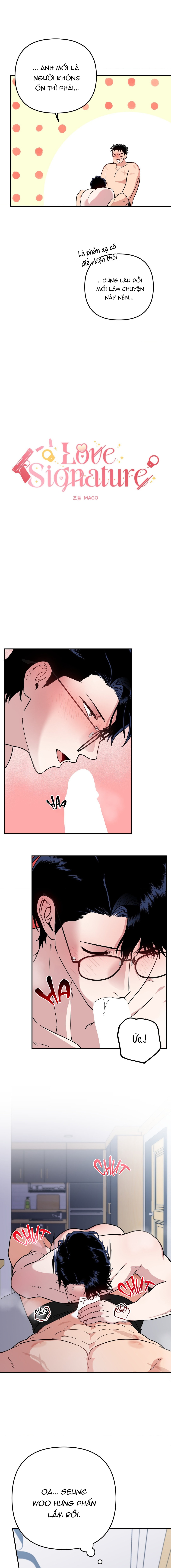 Love Signature - Chap 5 - 19+