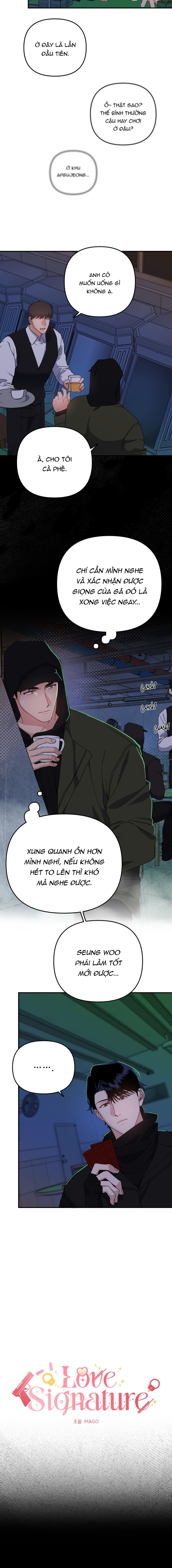 Love Signature - Chap 8